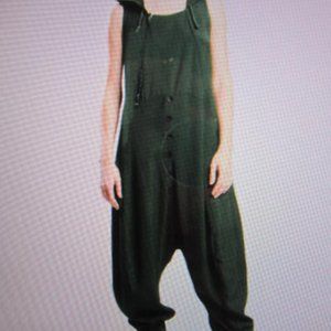 NWT>ZANZEA! HOODED OLIVE GREEN JUMPER!>POCKETS